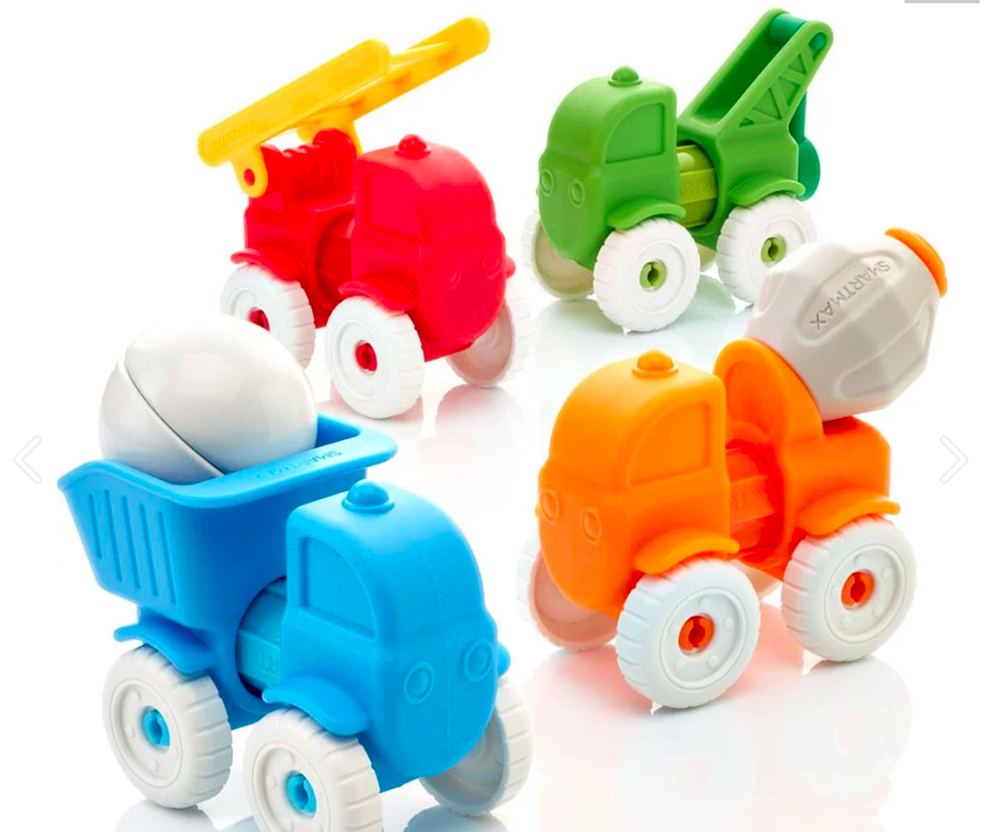 上誼文化 - 【SMARTMAX】磁力接接棒-工程車遊戲組-1歲以上