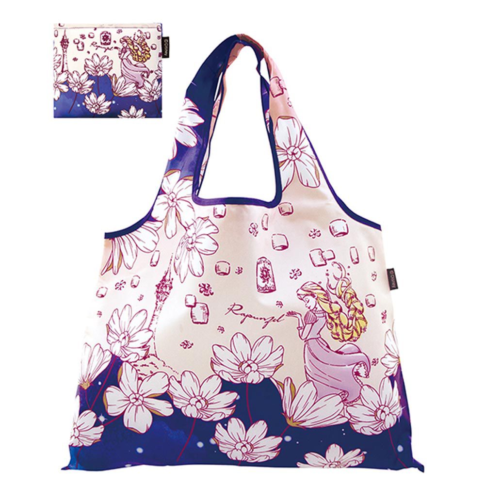 日本 PRAIRIE DOG - 2 WAY折疊印花購物袋-樂佩-粉紫