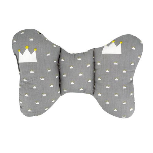 JoyNa - 嬰兒枕頭 蝴蝶枕 定型枕-皇冠-棉布款