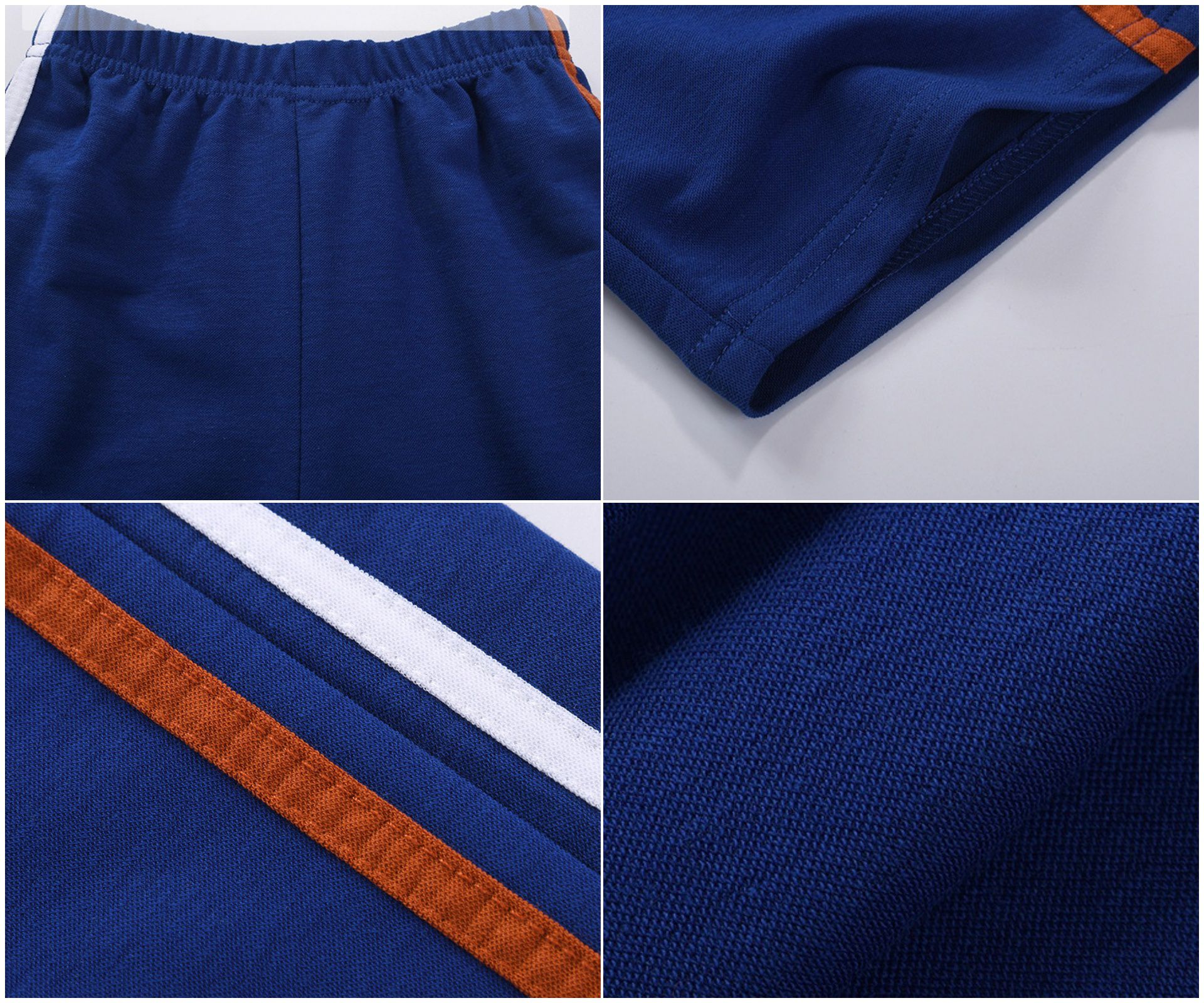 棉質運動短褲-咖啡色