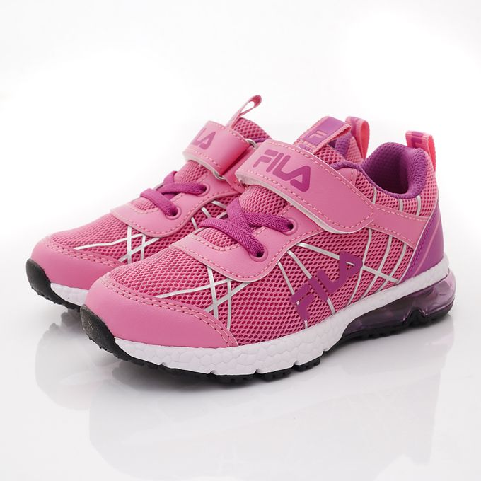 FILA - FILA氣墊慢跑運動鞋-2-J435X-559粉(中大童段)-運動鞋-粉