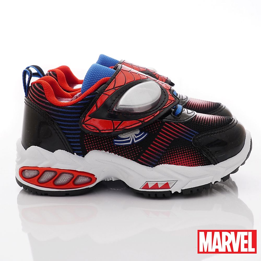 漫威MARVEL - 漫威蜘蛛人電燈運動鞋(中小童段)-運動鞋-紅黑