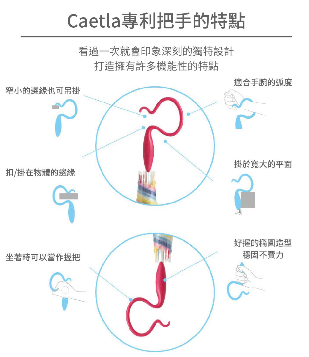 日本Caetla - Evereon 可替換式環保輕量傘-組合派對-粉色