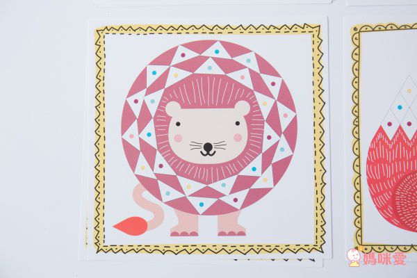 西班牙 APLI - 藝術家貼紙畫-入門-底圖16張+形狀貼紙10張+收納鐵盒1個