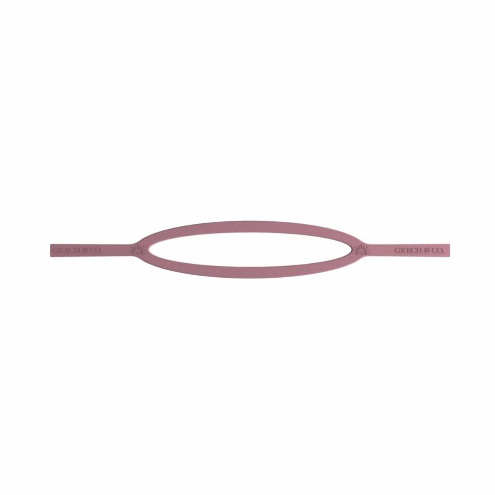 丹麥 GRECH & CO. - 矽膠眼鏡防落繩-嬰兒款-玫瑰紫 (0-2Y)