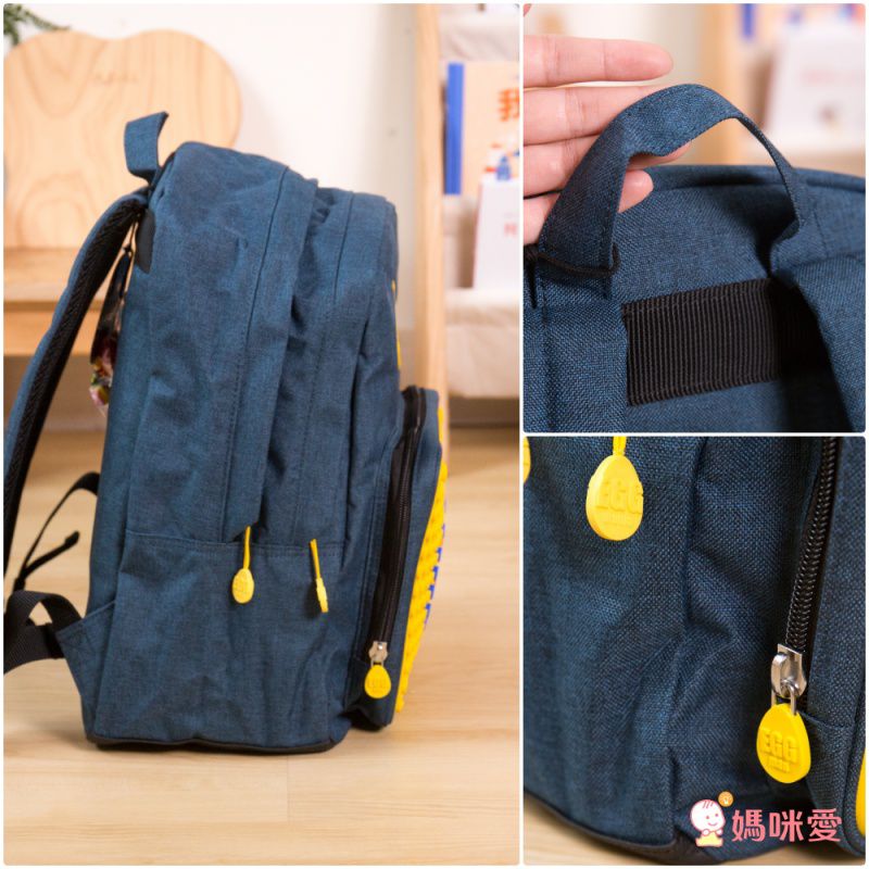 ♛Miss Jill x Evan哥 專屬團購♛ 法國 EGG mania 巧拼兒童背包