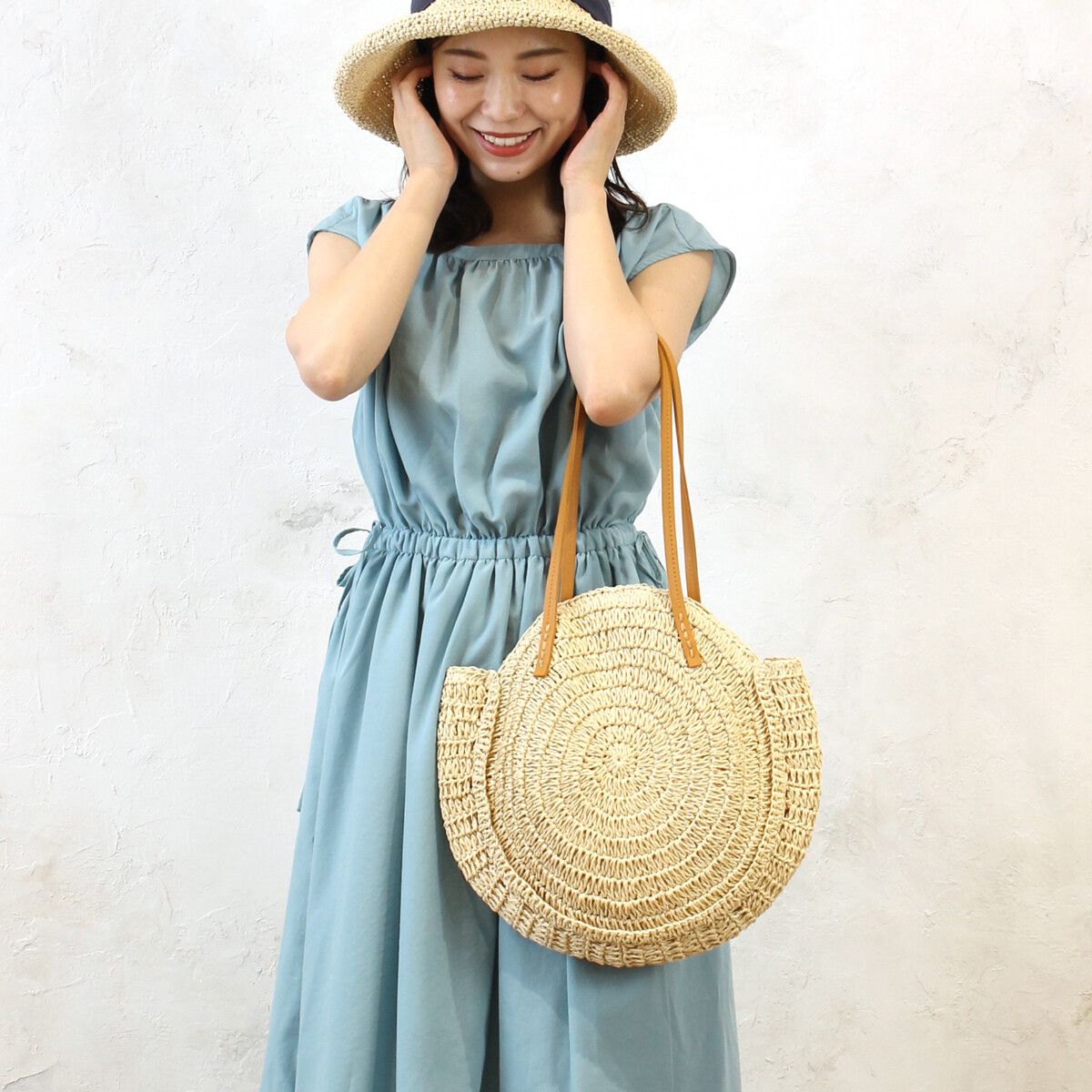 日本妞夏日最愛。草編包Ｘ編織包