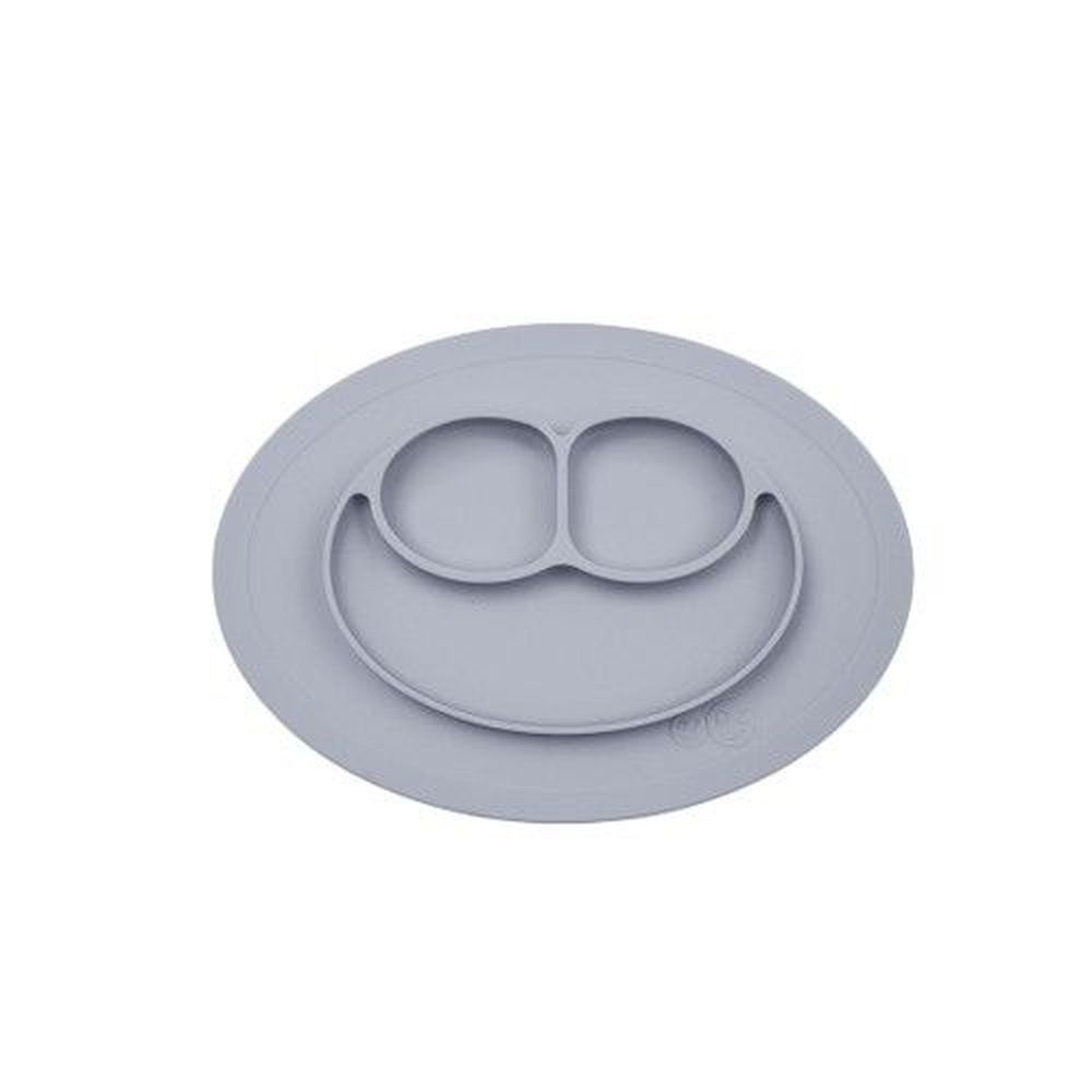 美國 ezpz - 快樂餐盤 Happy Mini Mat-迷你餐盤-星塵灰 (27.3cm*19.7cm*2.54)-240ml