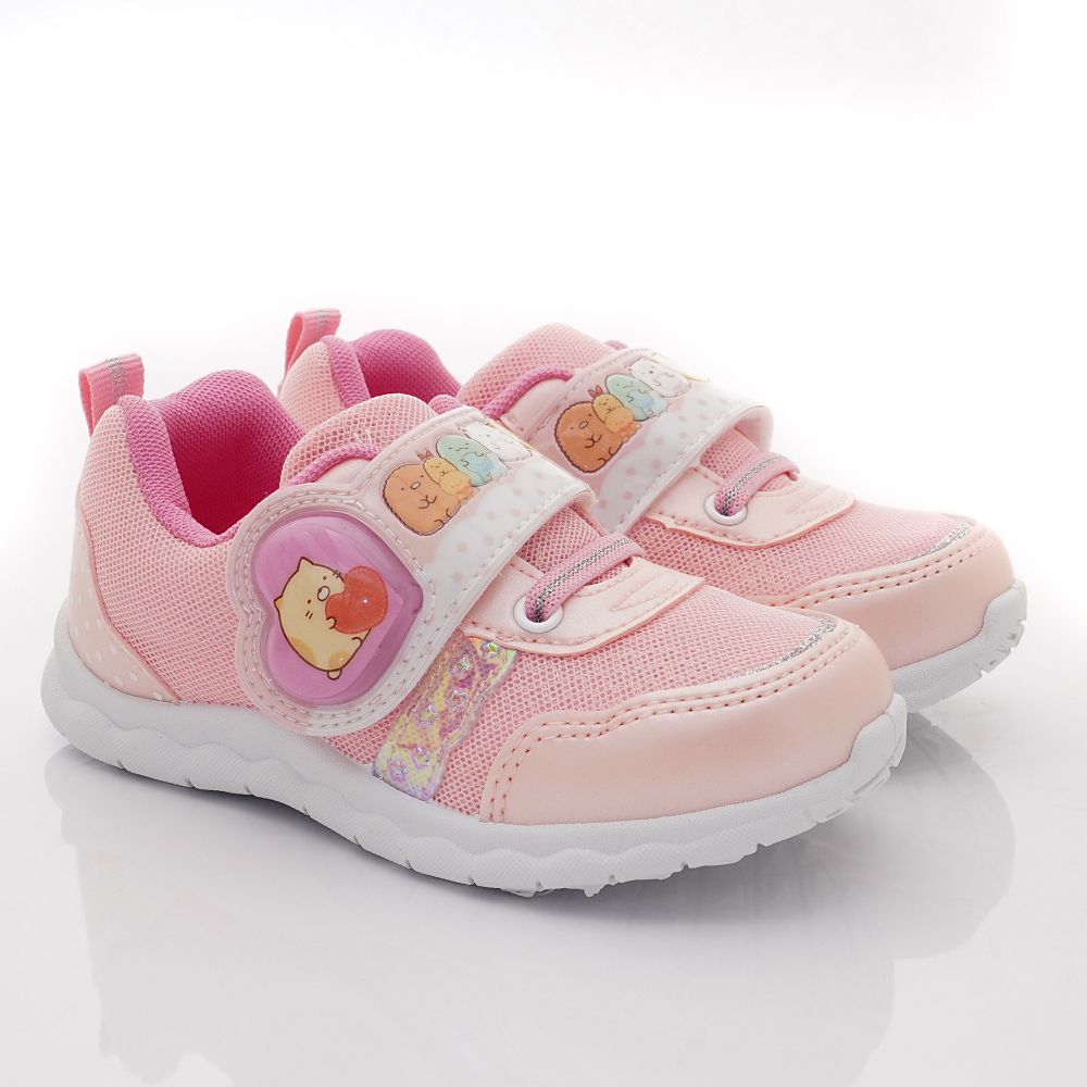 角落生物 - 台灣製電燈運動鞋(中小童段)-運動鞋-粉