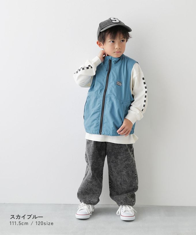 日本 devirock - 防潑水 輕量時尚好收納尼龍背心-天藍