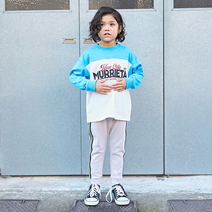 日本 b-ROOM - 側邊線條運動風束口長褲-炭灰