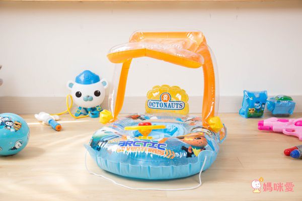 韓國 Winnie Connie - 海底小縱隊遮陽游泳圈