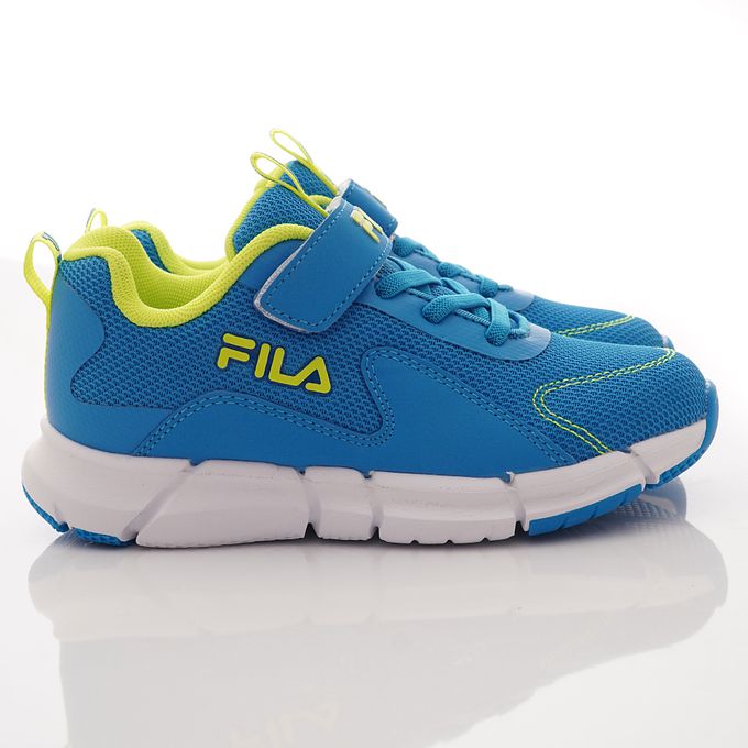 FILA - FILA輕量慢跑運動鞋(中大童段)-運動鞋-藍綠