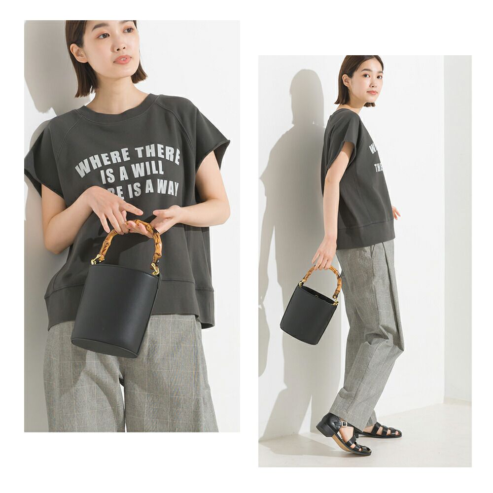 日本 OMNES - 美式復古印花無袖上衣-灰