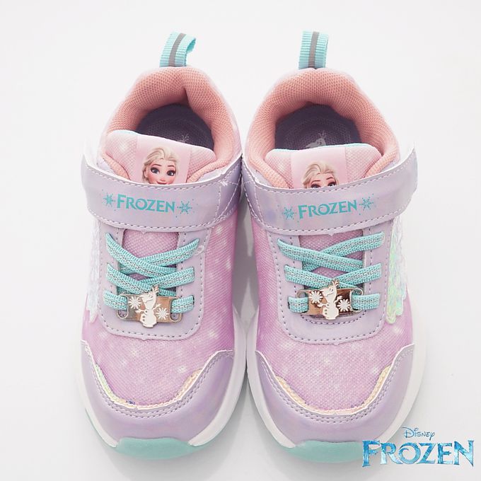 冰雪奇緣電燈鞋(中小童段)-運動鞋-紫