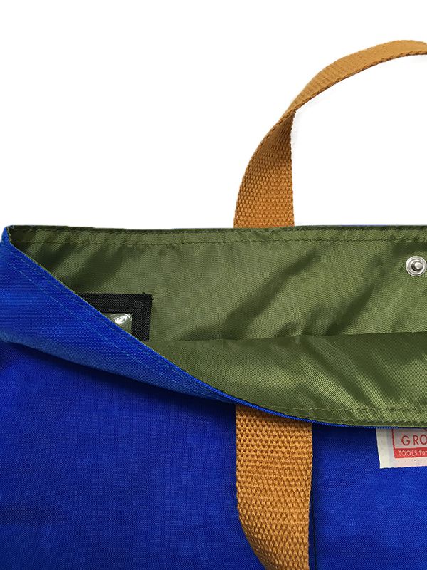 日本 OCEAN&GROUND - 經典休閒大容量手提袋/購物袋-GOODAY 純色-亮黃 YE (33x31x12cm)