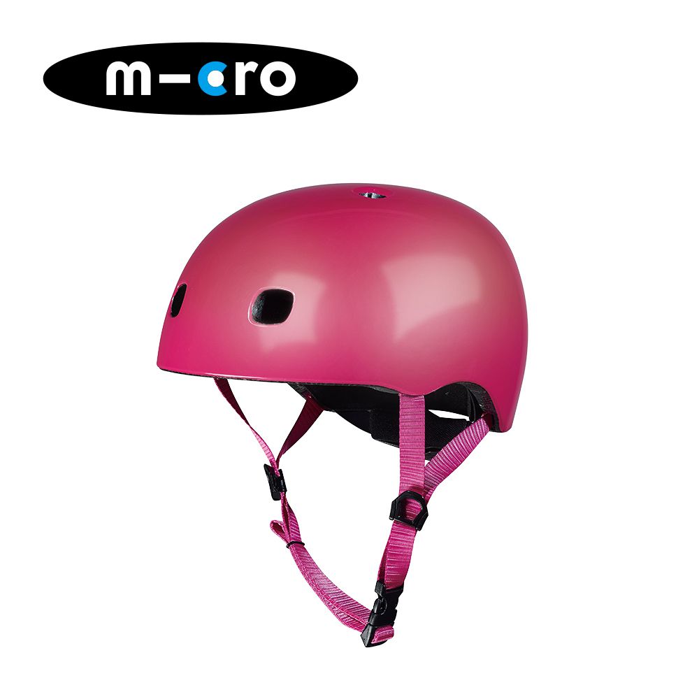 瑞士 Helmet LED安全頭盔-消光莓果紅