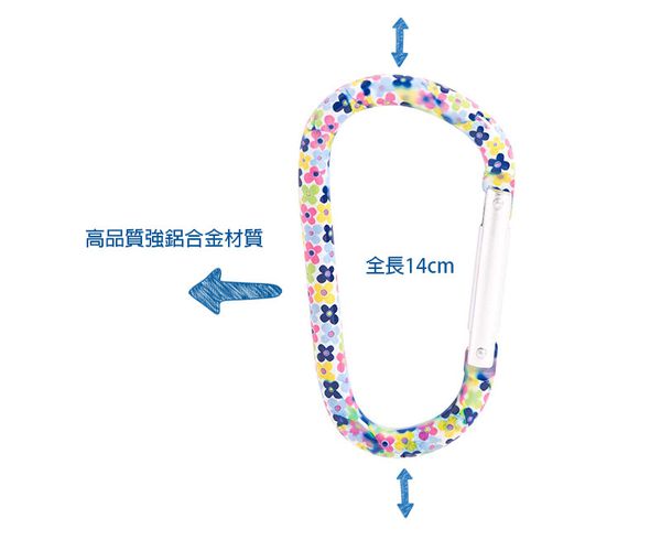 英國 JoJo Maman BeBe - 推車掛勾單入組-彩色花紋