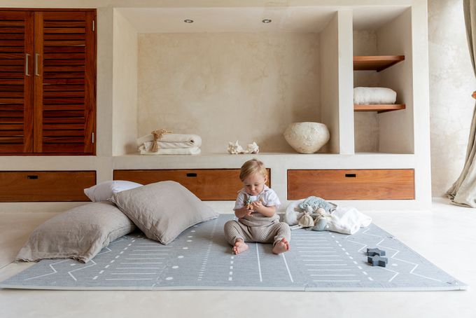 德國 toddlekind - 游牧系列遊戲地墊-風暴灰