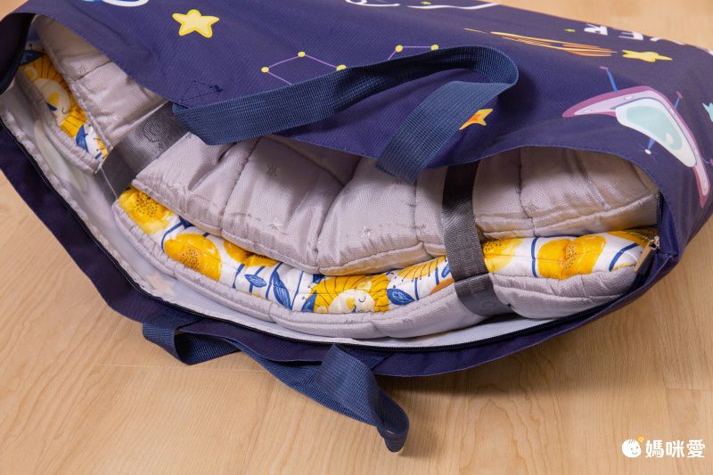 兒童睡袋收納袋-可愛兔子-薄荷綠