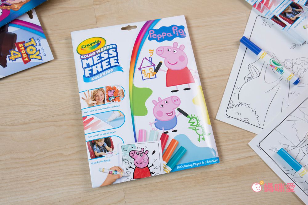 魔法顯色筆【Crayola 繪兒樂】神彩著色套組/著色本