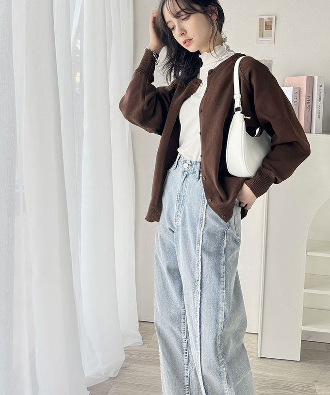 日本 Classical Elf - [必收款] 2WAY輕量百搭薄針織外套-淺灰