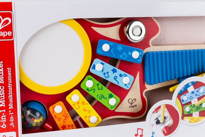 德國 Hape - 六合一酷炫吉他樂隊