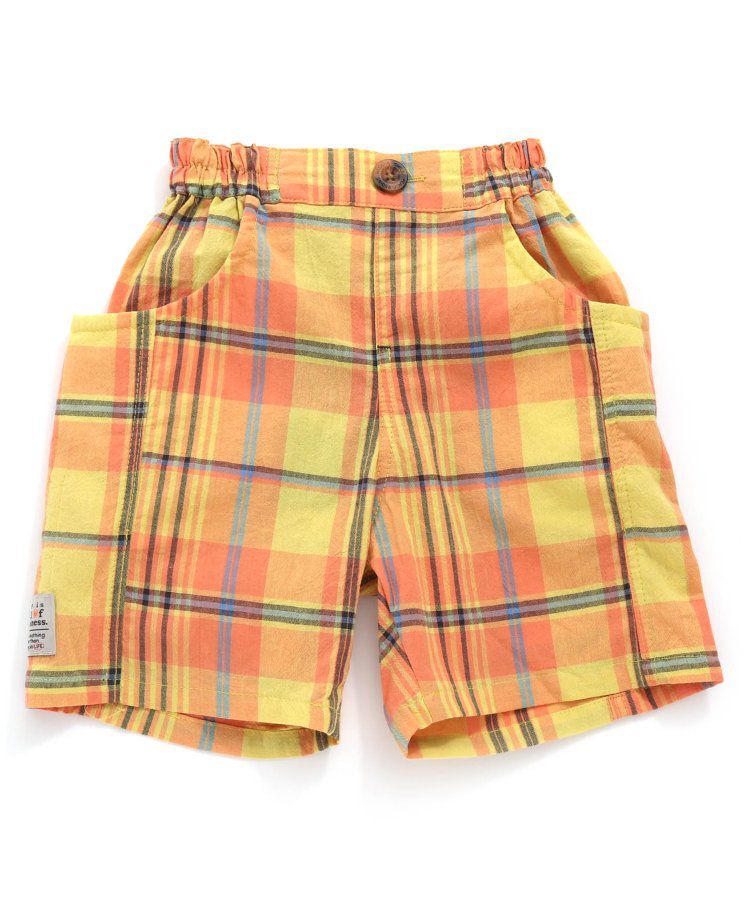 日本 BREEZE - 帥氣印花休閒短褲-米色海灘