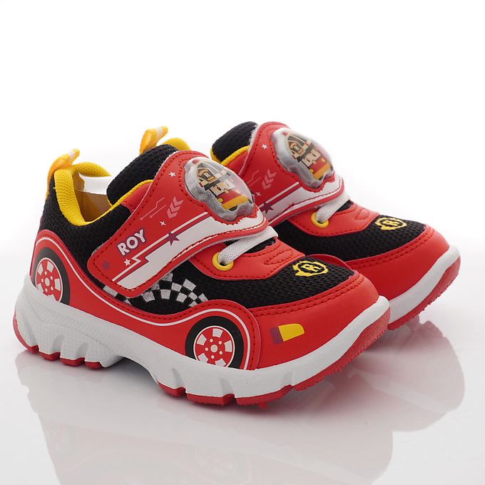 台灣製波力電燈運動童鞋(中小童段)-運動鞋-紅