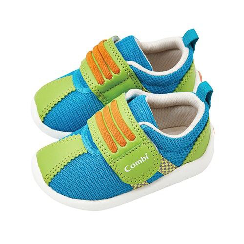 日本 Combi - 機能性幼兒鞋-活力森林-湖水藍