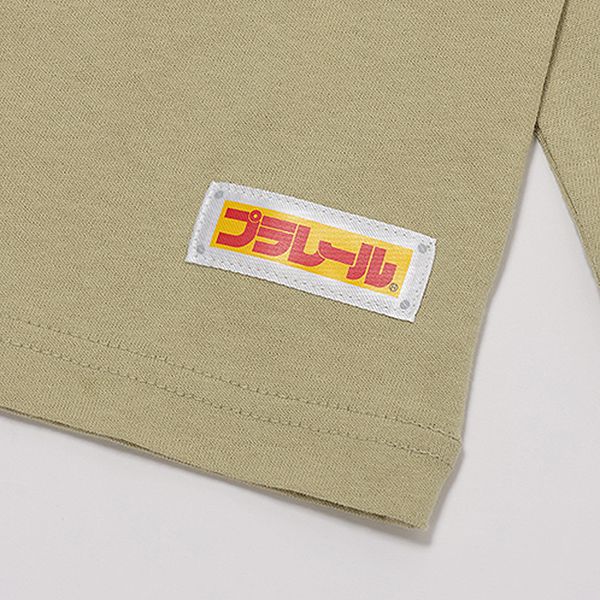 日本 petit main - TOMICA聯名薄長袖上衣-JR電車-水藍