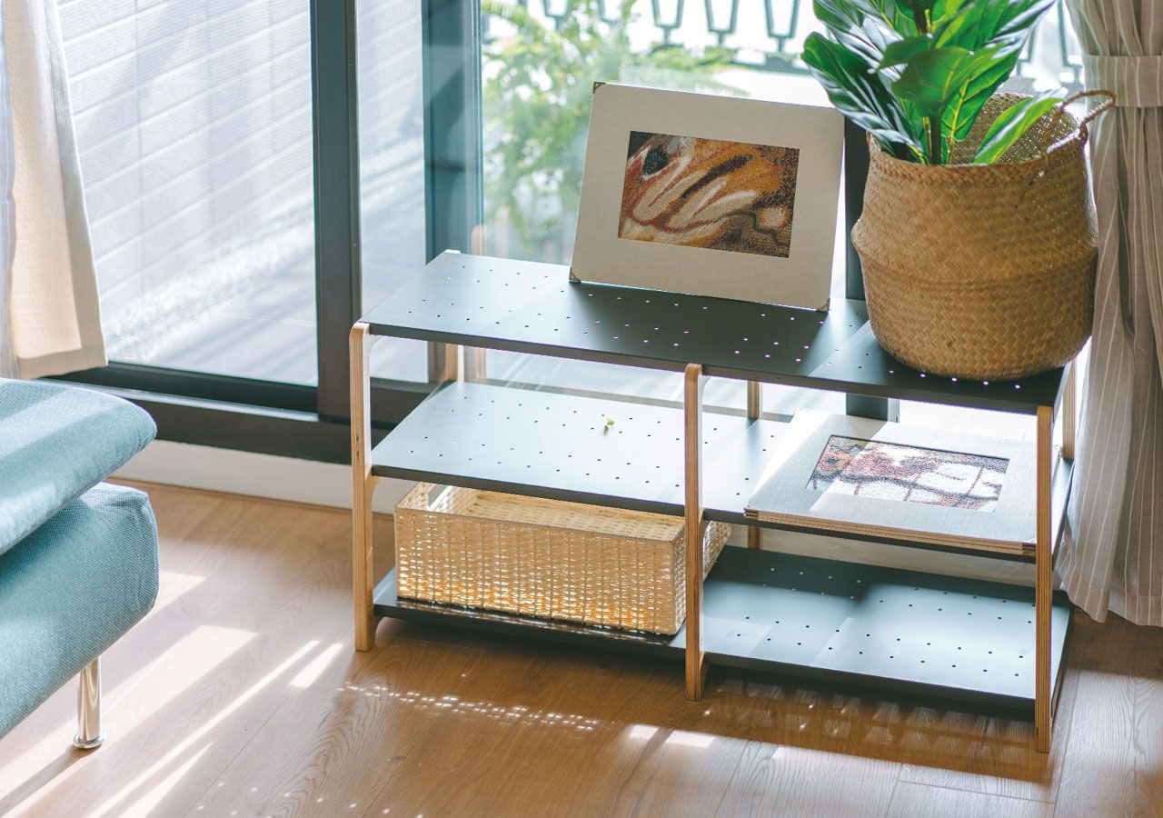 走走家具 - 走走兩用架-清新白 (90 / 34 / 42 (cm))