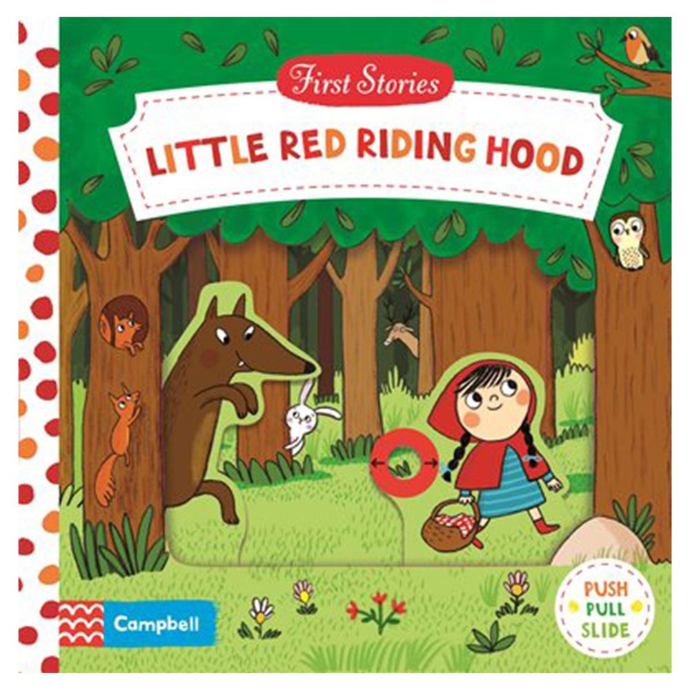 First Stories 操作硬頁書-Little Red Riding Hood 小紅帽-彩色