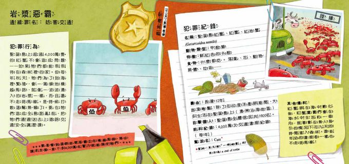 【品格教育繪本：調查思辨／科普知識】通緝！頭號要犯！13大壞蛋動物特徵大公佈(WANTED! Criminals of the Animal Kingdom )