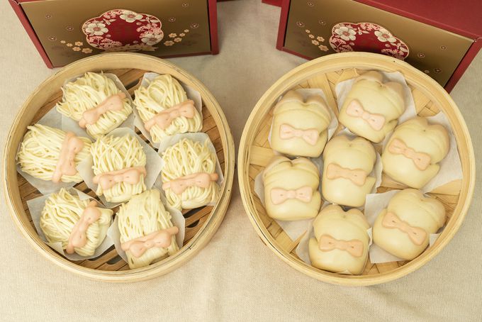 老甜媽手工饅頭 - 豬腳麵線造型饅頭(有禮盒版)-45g*6(豬腳*3+麵線*3)