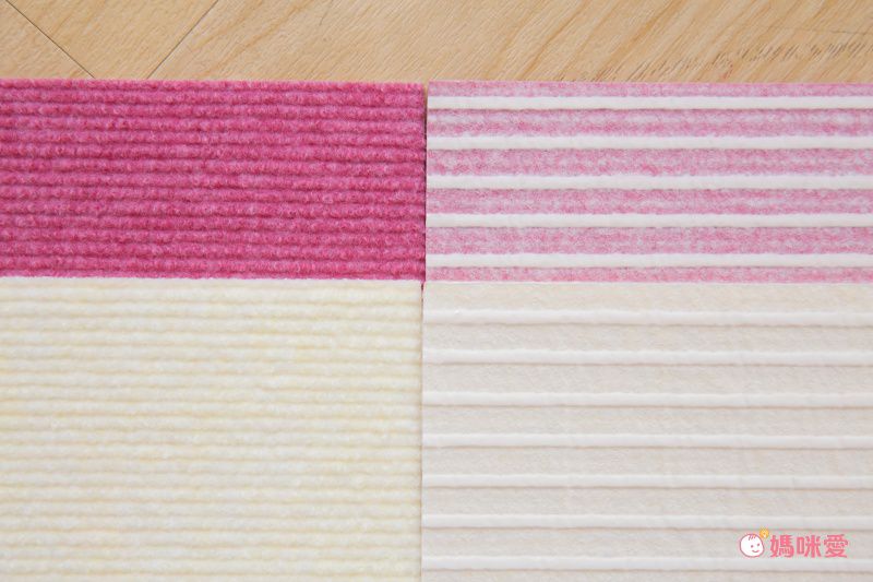 日本 SANKO - (撥水加工)可機洗重複黏貼式輕薄地毯-單色-淺灰 (30×30cmx厚4mm)-4枚入