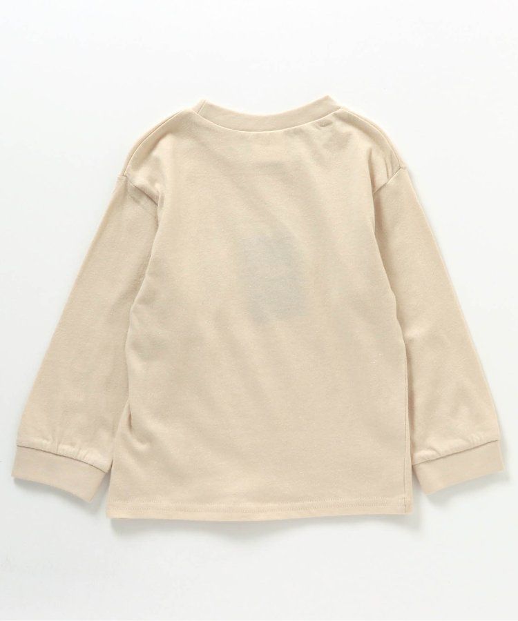 日本 BREEZE - 百搭舒適圓領薄長袖上衣-GO OUT-摩卡