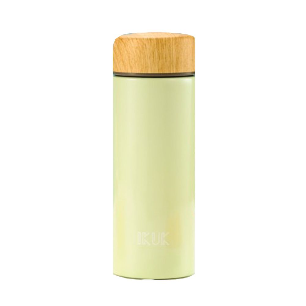 IKUK - 真空雙層內陶瓷保溫杯  瓷芯職人-薄荷綠-500ml