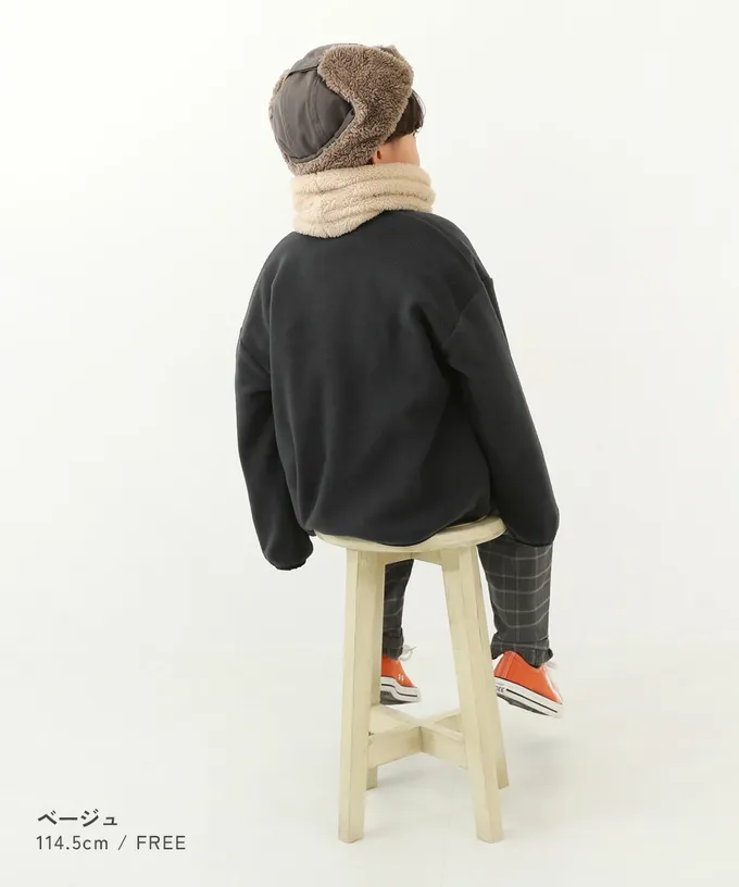 日本 devirock - 柔軟毛茸茸保暖圍脖(可調頸圍)-淺綠 (FREE)