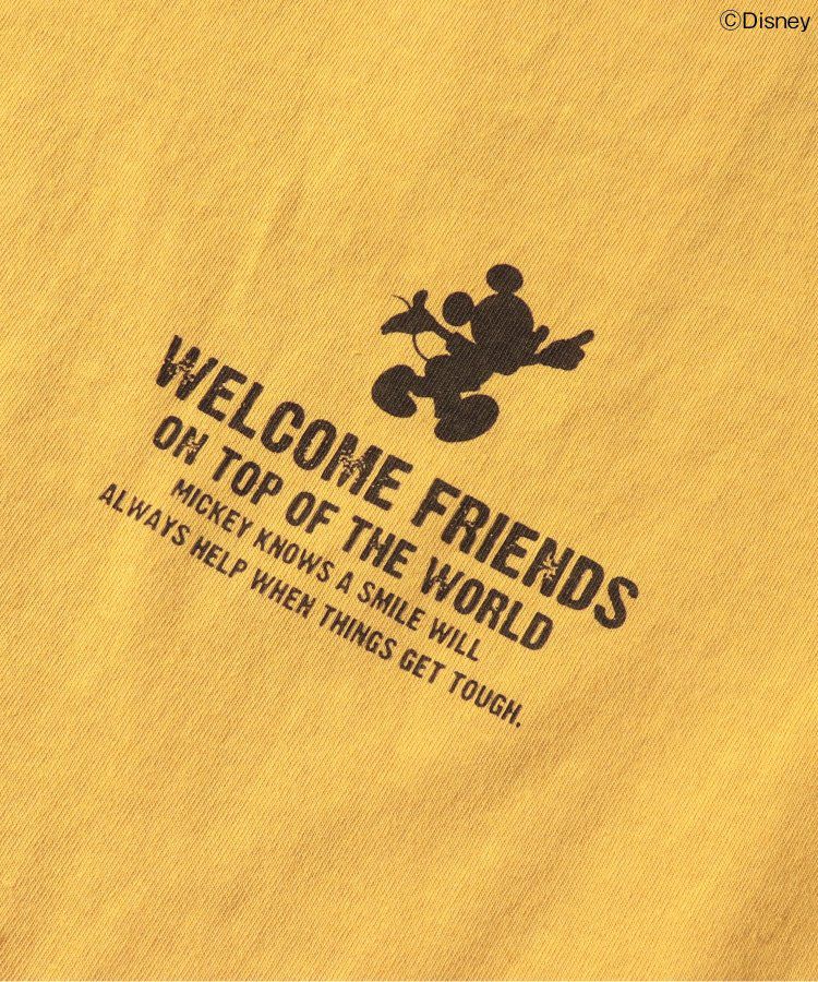 日本 BREEZE - 迪士尼聯名 印花短袖上衣-旅行郵票-紫色高飛狗