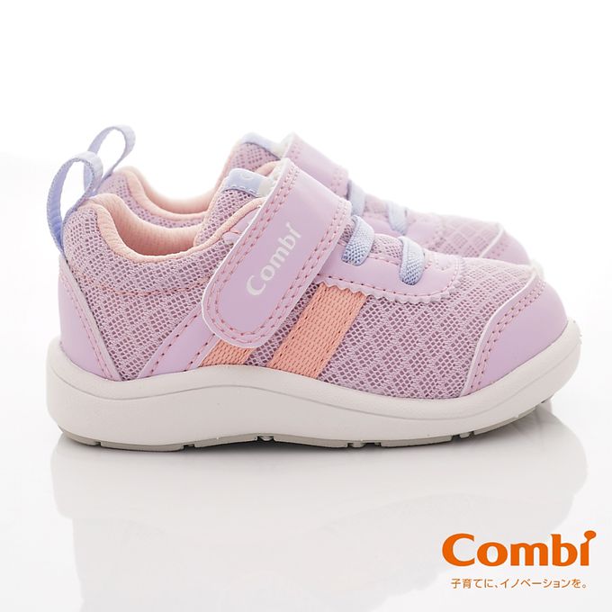 日本 Combi - COMBI醫學級NICEWALK兒童成長機能鞋(寶寶段)-休閒鞋-紫