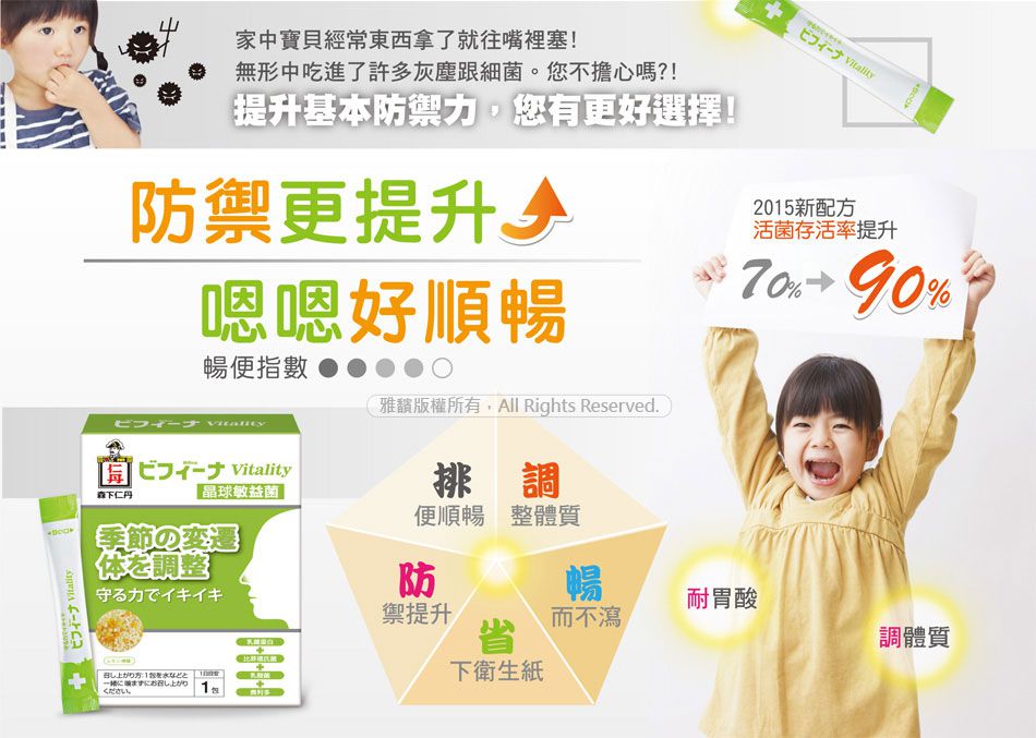 日本森下仁丹 - 【晶球敏益菌2盒組雙月體驗(30條/盒)】加贈幼兒保健3入體驗包X2包