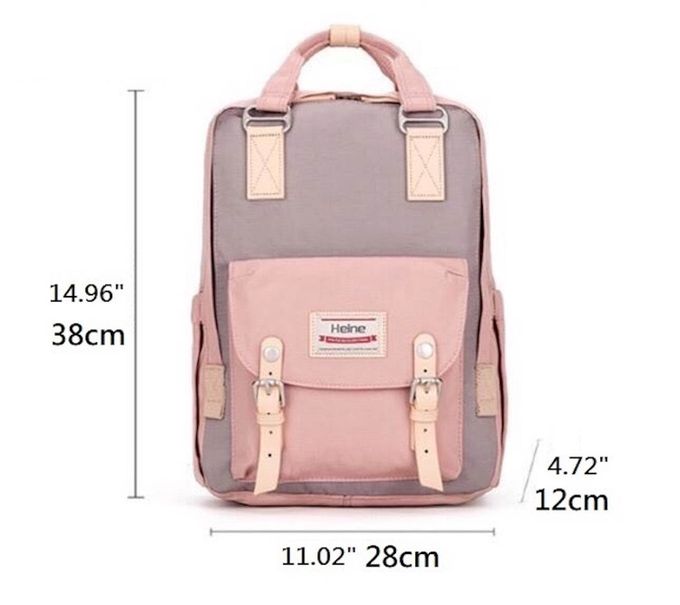 Heine 海恩 - WIN-191多功能後背包 媽媽包 尼龍包 防盜防潑水背包-象牙灰色