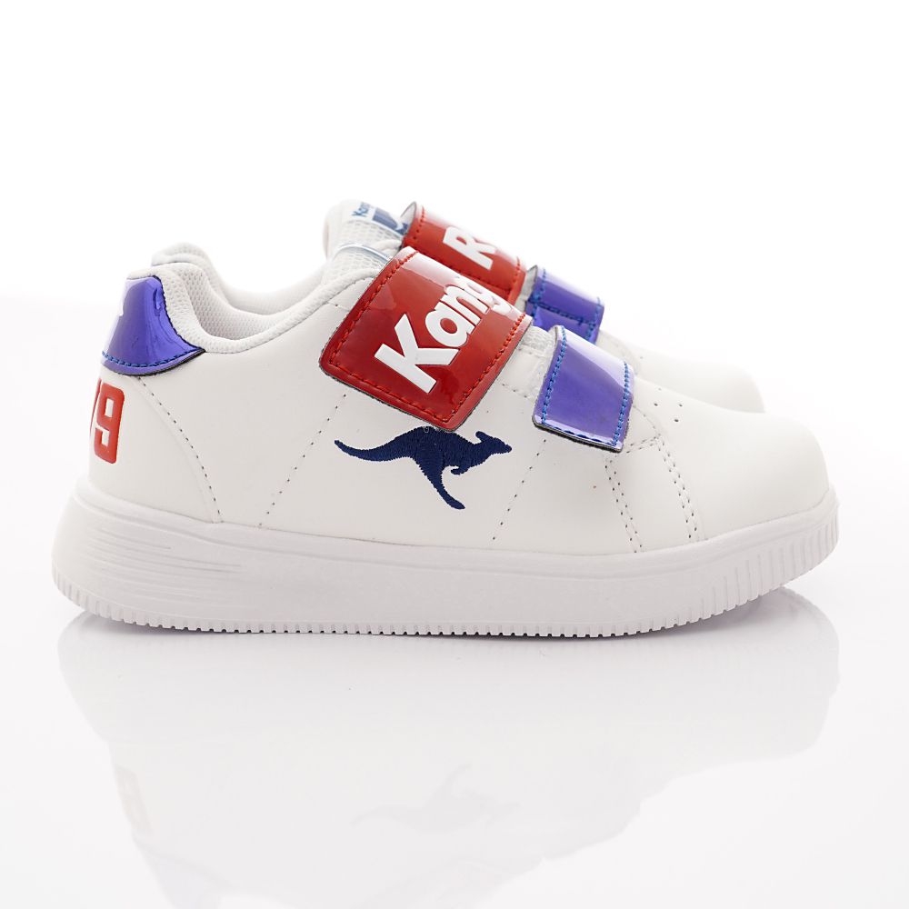 KangaROOS - 金屬記憶鞋墊板鞋(中小童段)-白藍紅