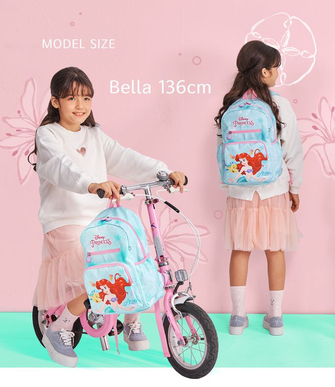 小美人魚後背包(大)-粉綠