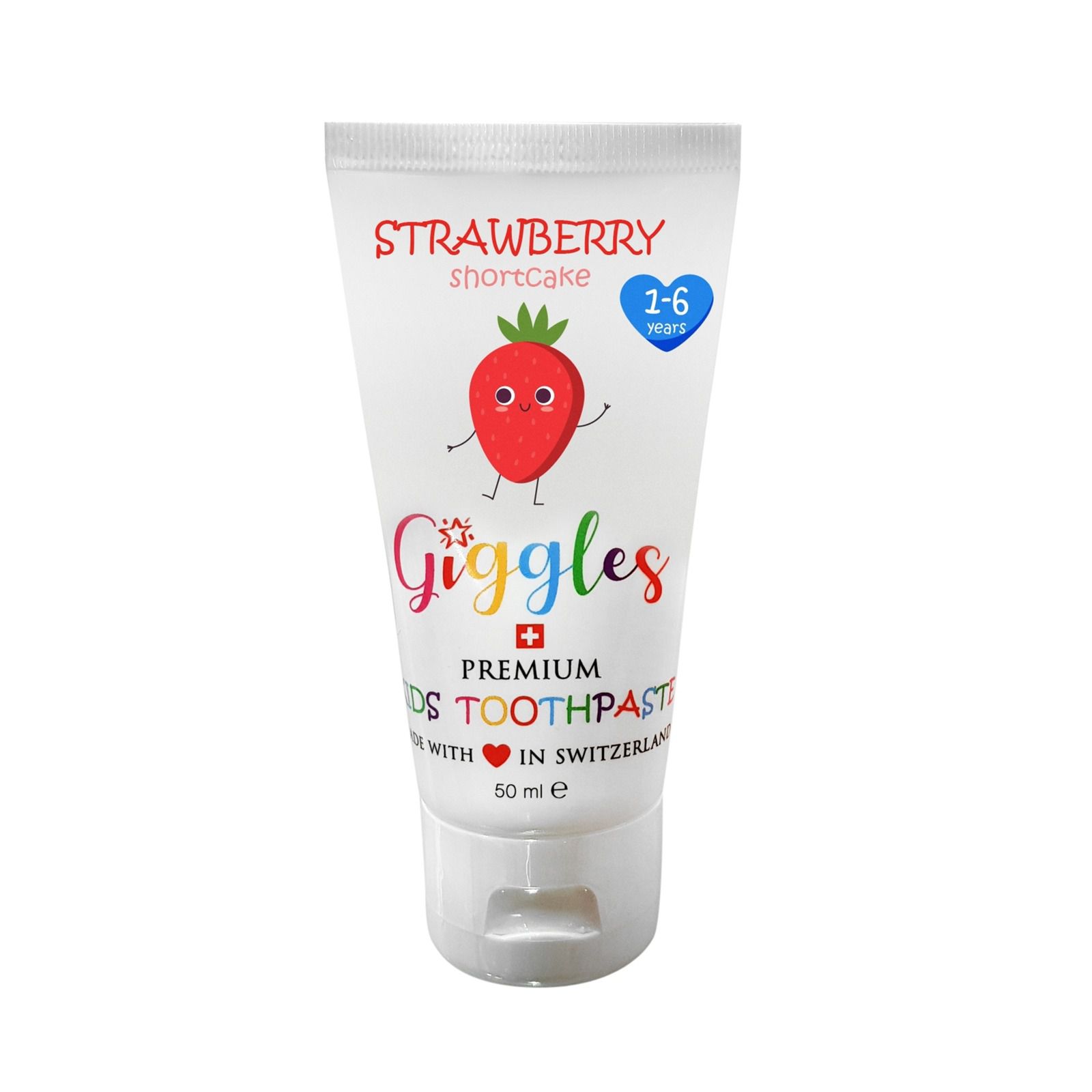 瑞士Giggles - 兒童牙膏（1-6歲）-草莓-氟含量 500ppm