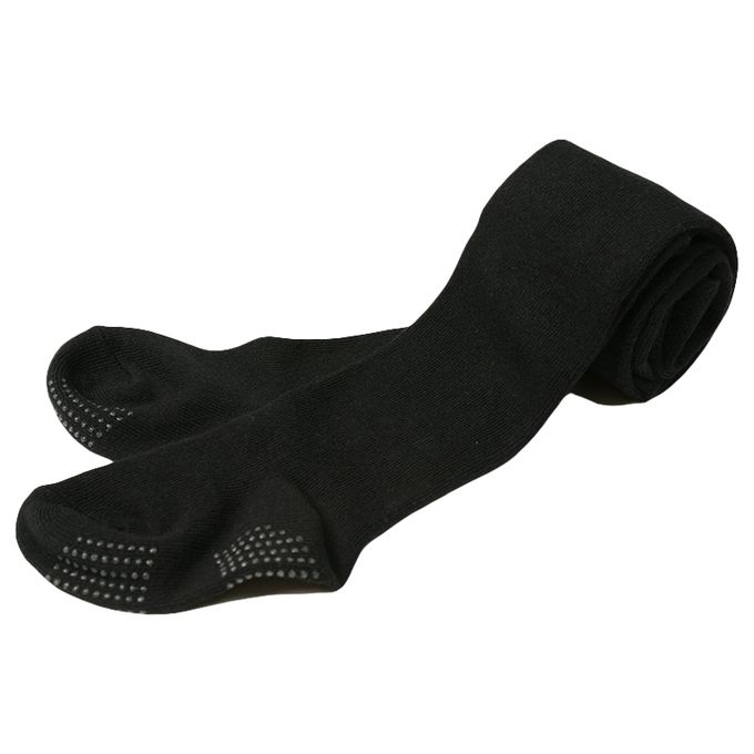 akachan honpo - 有機褲襪 止滑-黑色