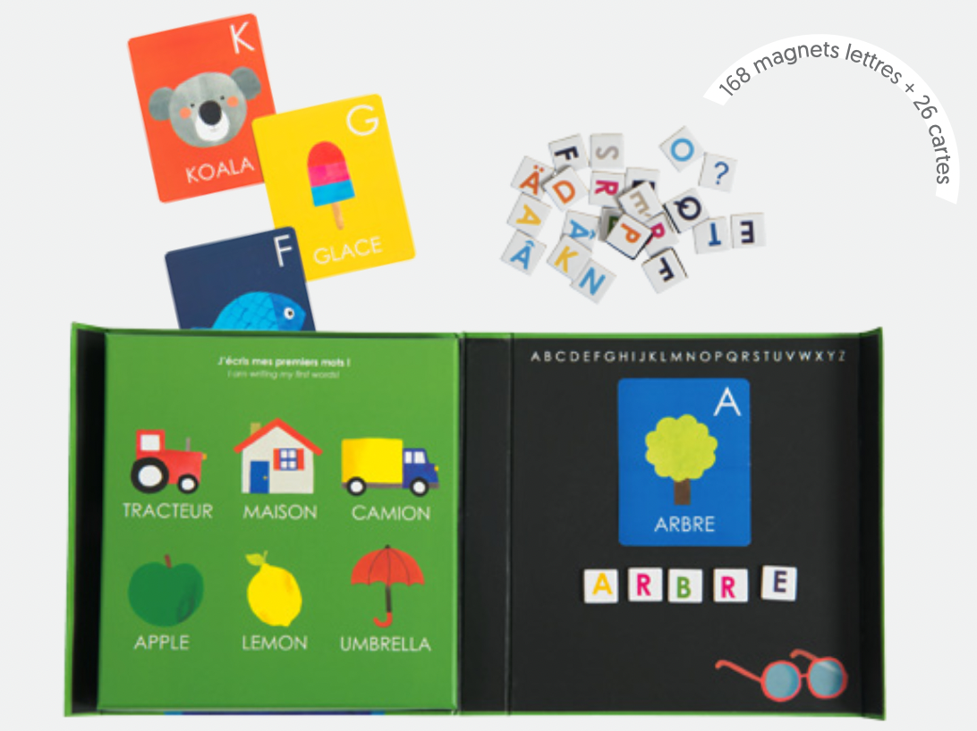Moulin Roty - 磁鐵書遊戲-字母配對