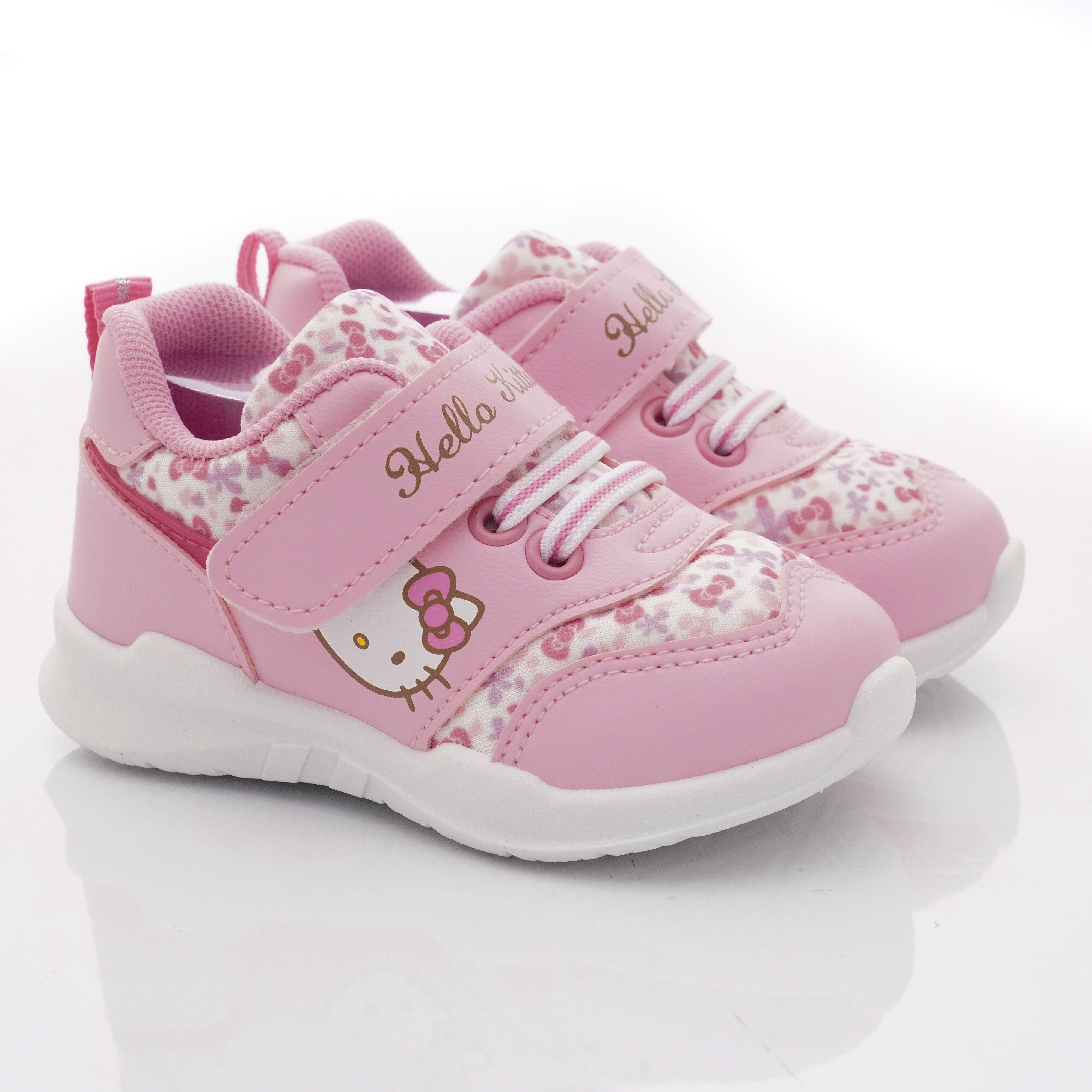 HELLO KITTY - 小碎花運動鞋款(小童段)-粉