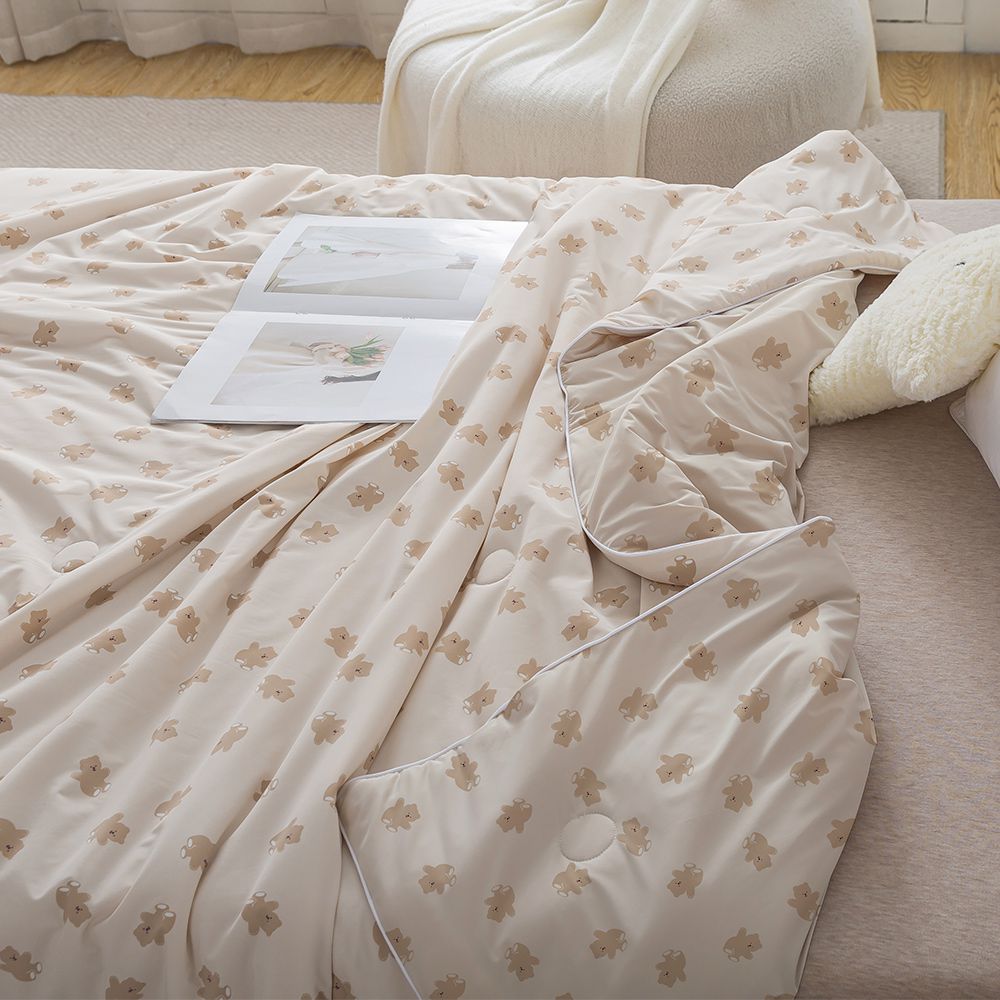 兒童極致涼感抱冰被-布朗貝兒 (100x120cm)